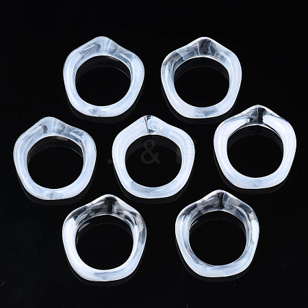 Transparent Acrylic Linking Rings OACR-S038-028-1