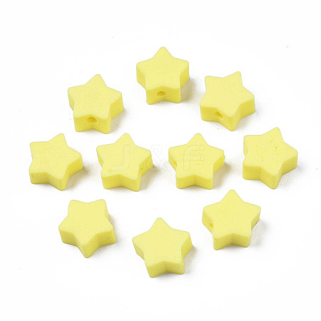 Handmade Polymer Clay Beads LS-X-CLAY-N011-46A-08-1