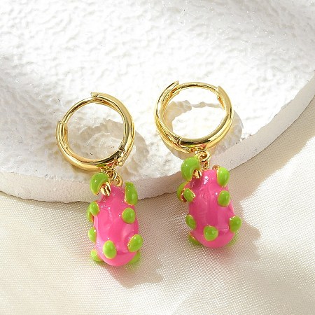 Brass Hoop Earrings EJEW-S251-04D-G-1