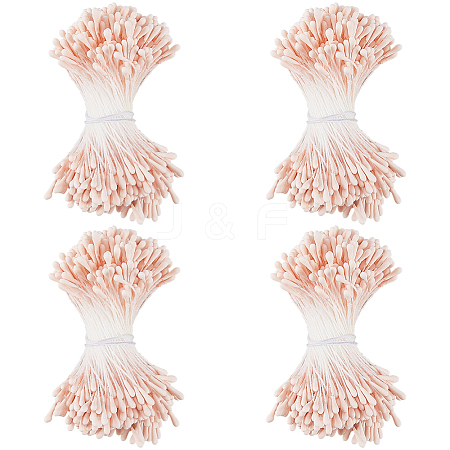 Gypsum with Cotton Cord Artificial Flower Core DIY-WH20007-36A-03-1
