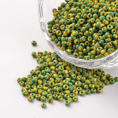 12/0 Opaque Colours Seep Glass Beads SEED-M008-C27-1