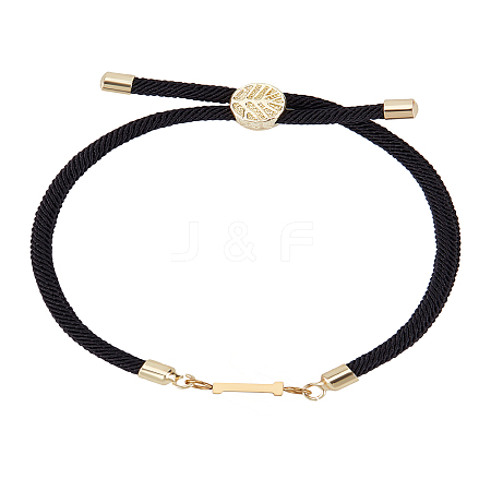 1Pc Adjustable Nylon Cord Slider Bracelets for Women BJEW-LP0001-32I-01-1