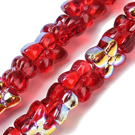 Transparent Glass Beads Strands GL-CBAAE04-02A-1