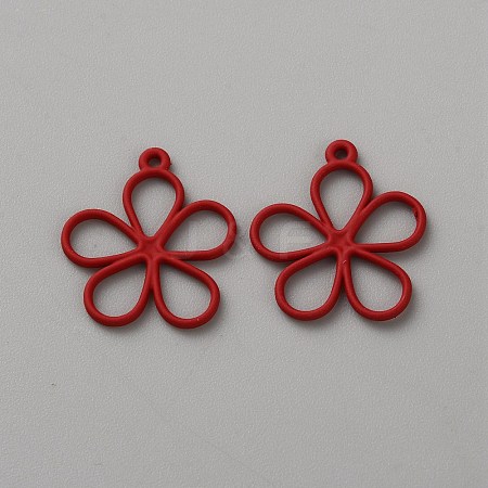 Hollow Out Spray Painted Alloy Pendants FIND-WH20008-19D-1