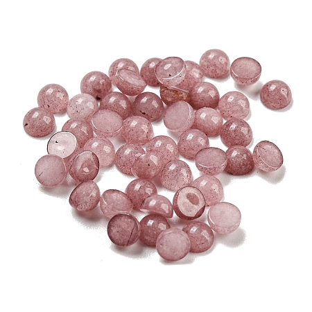 Natural White Jade Dyed Cabochons G-H309-03-13-1