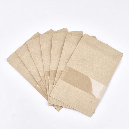 Resealable Kraft Paper Bags X-OPP-S004-01B-1