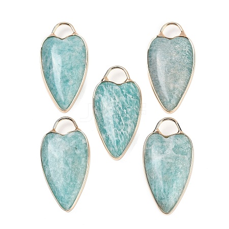 Natural Amazonite Pendants G-G193-02G-08-1