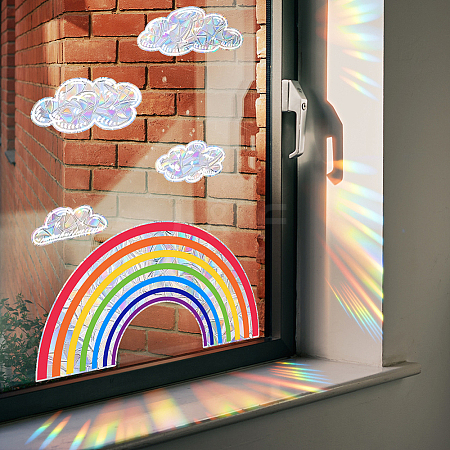Waterproof PVC Window Stickers DIY-WH20053-13E-1