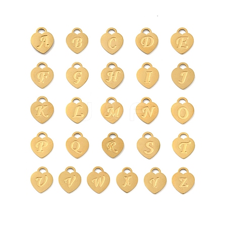 26Pcs Ion Plating(IP) 304 Stainless Steel Pendants FIND-M017-01G-1