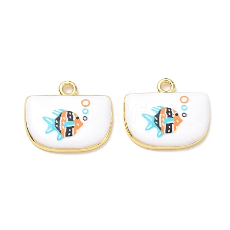 Printed Brass Pendants KK-CBAF9BC-06G-01-1