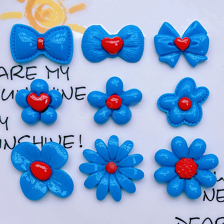 Opaque Resin Cabochons CRES-I049-02-1