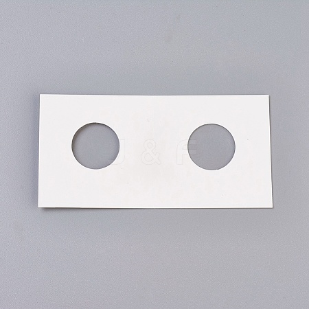 Cardboard Staple Type Coin Mylar Flip Holder Cover Case AJEW-WH0052-06A-1