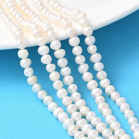 Natural Cultured Freshwater Pearl Beads Strands PEAR-I007-07O-03A-1