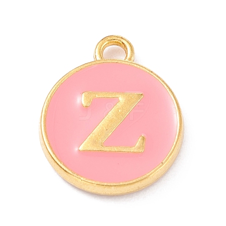 Golden Plated Alloy Enamel Charms X-ENAM-Q437-14Z-1