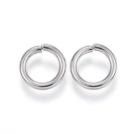 304 Stainless Steel Open Jump Rings X-STAS-E113-11P-1