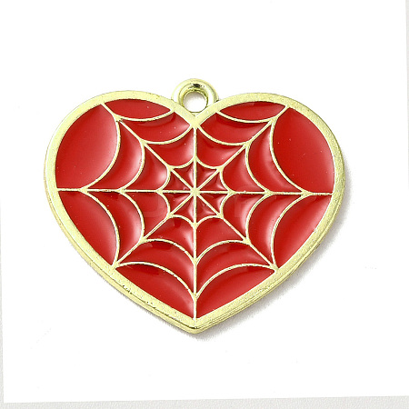 Alloy Enamel Pendants ENAM-04G-04G-03-1