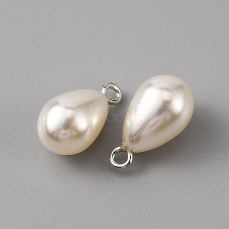 ABS Plastic Imitation Pearl Pendants KY-WH0045-25D-P-1