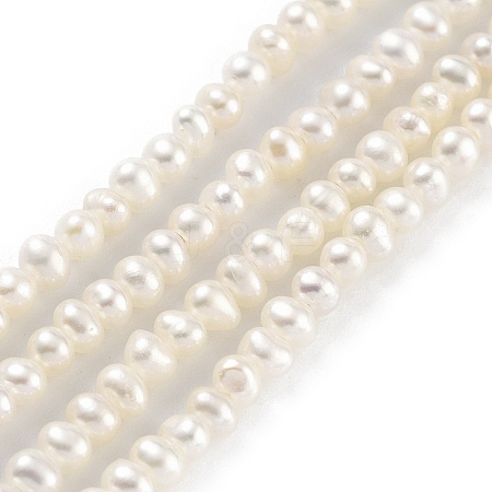 Natural Cultured Freshwater Pearl Beads Strands PEAR-C003-04B-1