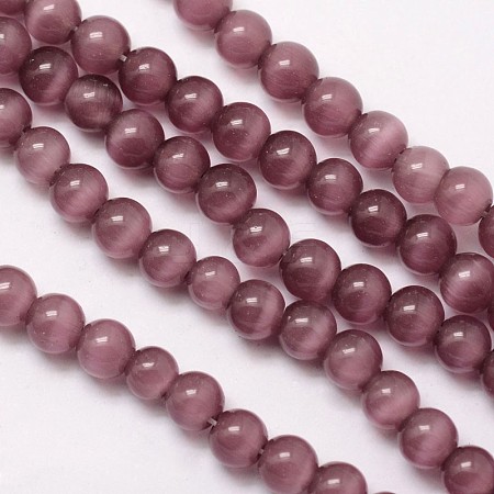 Cat Eye Beads Strands CE-M011-6mm-26A-1