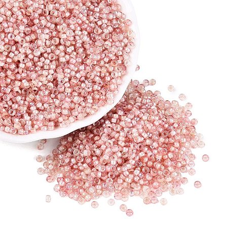 Picasso Glass Seed Beads SEED-Q041-02G-1