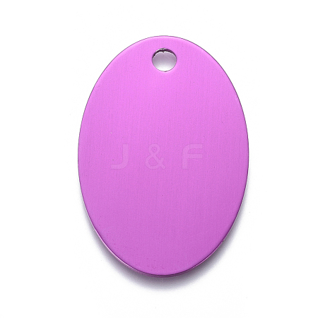 Pet Aluminium Pendants ALUM-I002-05F-1