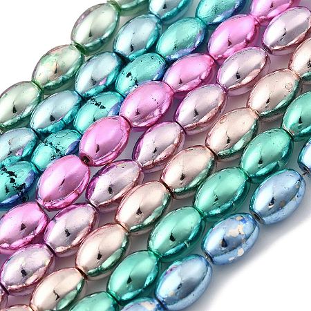 Electroplated Synthetic Non-magnetic Hematite Beads Strands G-H327-A01-02-1