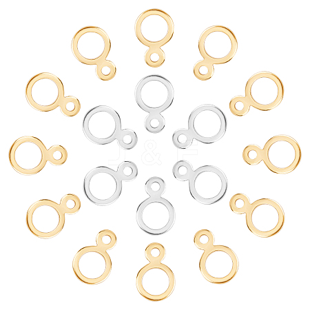 Unicraftale 304 Stainless Steel Hanger Rings STAS-UN0010-75-1