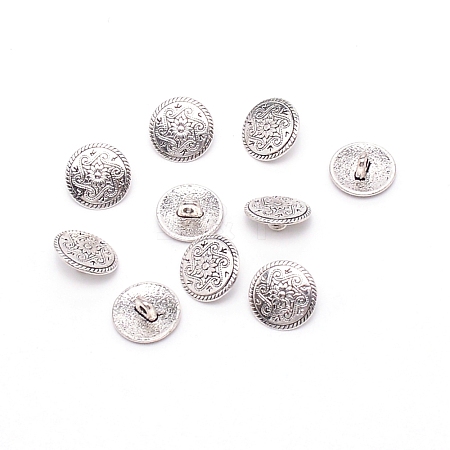 Alloy Buttons BUTT-WH0021-05AS-1