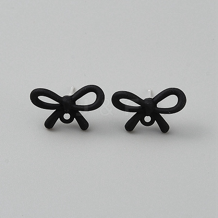 Alloy Stud Earrings Findings LS-EJEW-WH20009-03B-1