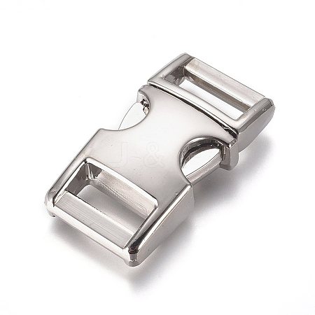 Alloy Adjustable Quick Side Release Buckles LS-PALLOY-WH0067-65P-1