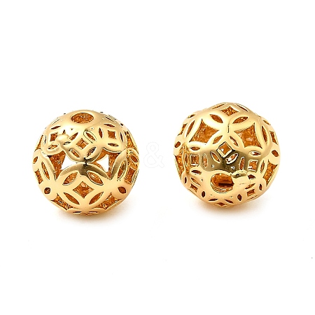 Brass Beads KK-D407-04G-A-1