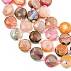Natural Fire Crackle Agate Beads Strands G-C116-A192-01-4