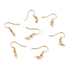Real 18K Gold Plated Brass Earring Hooks KK-L151-03G-NR-1