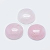 Natural Rose Quartz Cabochons G-G760-B02-16-1