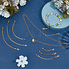 12Pcs 6 Styles 201 Stainless Steel & 304 Stainless Steel Box Chains Chain Extender FIND-UN00028-01-4