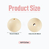 50Pcs Food Grade Eco-Friendly Silicone Beads SIL-TADJ0001-03F-4
