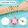 6Pcs 6 Styles Glass Bead Braided Bead Bracelets BJEW-TA0001-21-5