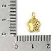 Real 18K Gold Plated Brass Pave Cubic Zirconia Pendants KK-M283-11A-01-3
