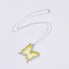 Glass Dangle Earring & Pendant Necklace Jewelry Sets SJEW-JS01076-05-2