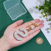 Polymer Clay Rhinestone Beads Penedant Decoration HJEW-PH02048-03-3