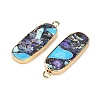 Dyed Synthetic Imperial Jasper Pendants GG-CBAA20A-05G-05-2