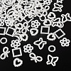 80Pcs 8 Styles Resin Imitation Pearl Cabochons RESI-TA0003-88-3