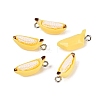Opaque Resin Imitation Fruit Pendants RESI-Q232-06A-1