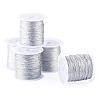 5 Rolls 5 Sizes Round PET Metallic Thread MCOR-TA0001-02A-3