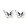 Rack Plating Alloy Enamel Pendants PALLOY-Q005-12P-1