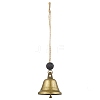 Iron Bell Pendant Decorations HJEW-JM02178-02-4