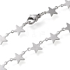 304 Stainless Steel Link Chain Necklaces STAS-I156-26P-2