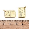 Brass Pendants X-KK-Q006-08G-3