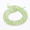Natural Prehnite Beads Strands G-P322-47-8mm-2