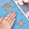 Unicraftale® 160Pcs 8 Style 201 & 304 Stainless Steel Spacer Beads STAS-UN0041-61-4